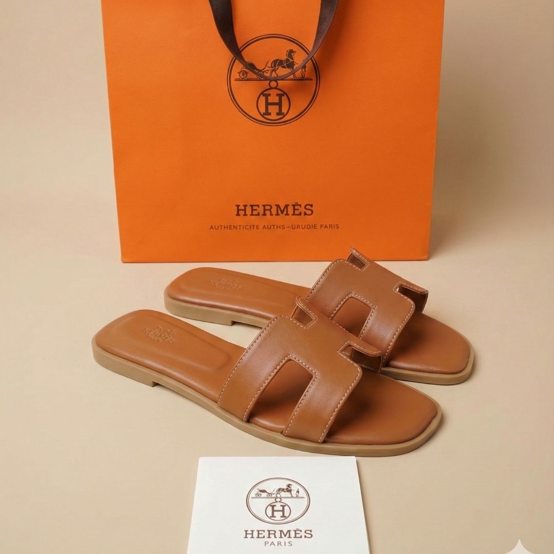 Bella Cross Slide Sandals – Flat Slip-On for Women